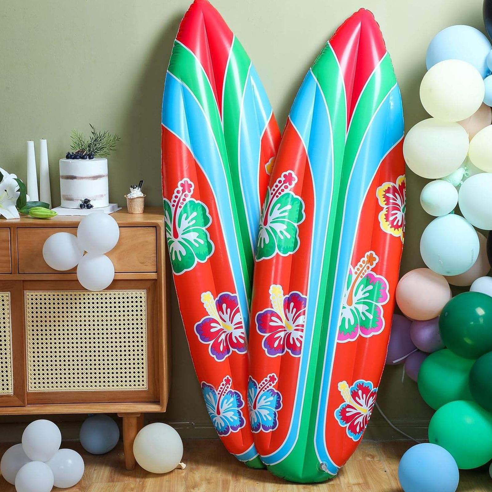 Kids Outdoor Decor - Blow Up Surf Board 2 Pieces