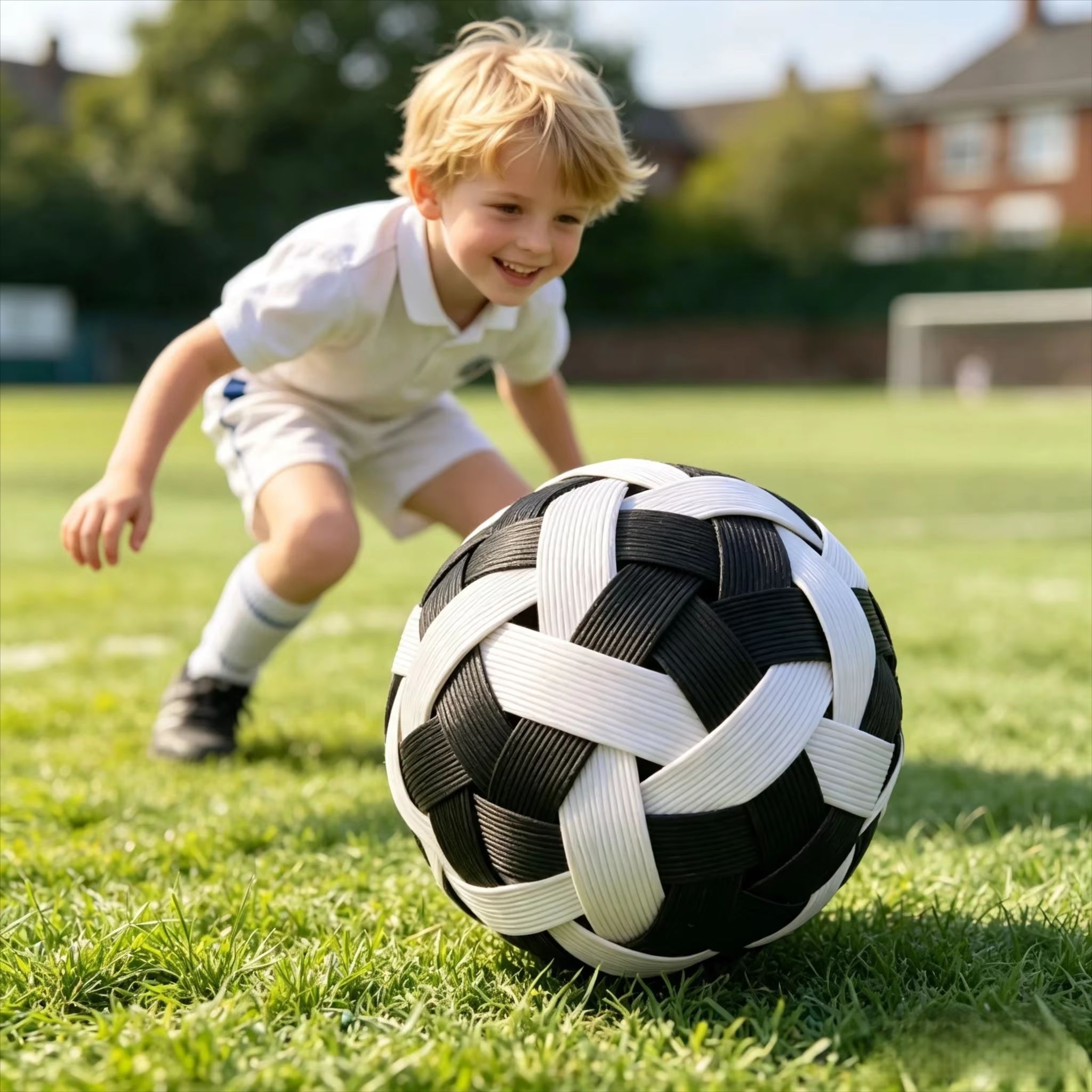 Outdoor Games For Kids - Kids Sepak Takraw Rattan Ball Hand