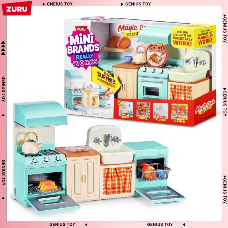 Kids Outdoor Kitchen Set - Zuru Mini Brands Magic Cook Kitchen