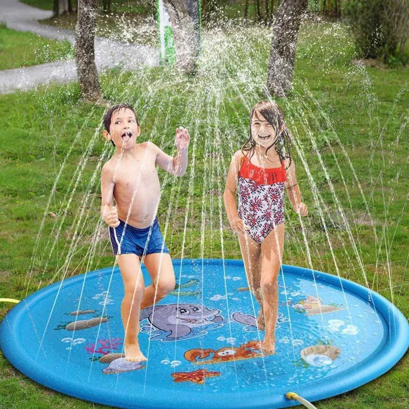 Kids Outdoor Water Sprinkler - Water Splash Pools Kids Outdoor Funny
