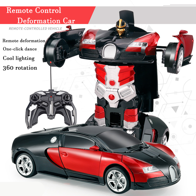 Kids Outdoor Water Play - 2in1 Electric RC Car Transformation Robots