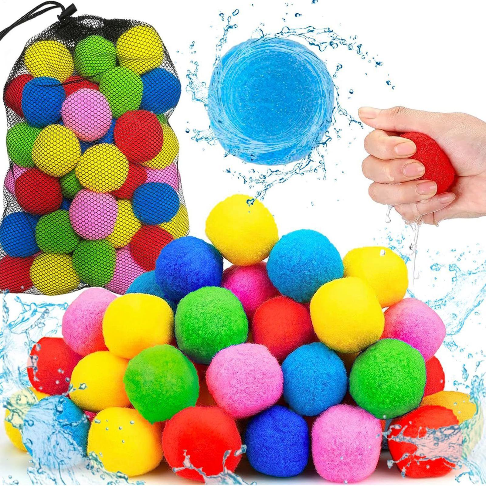 Kids Outdoor Playground - 60pcs/set Reusable Water Balls Instant Refill