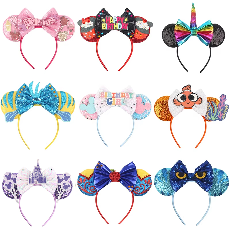 Kids Outdoor Decor - Disney Wholesale Ears Headband Birthday Mickey