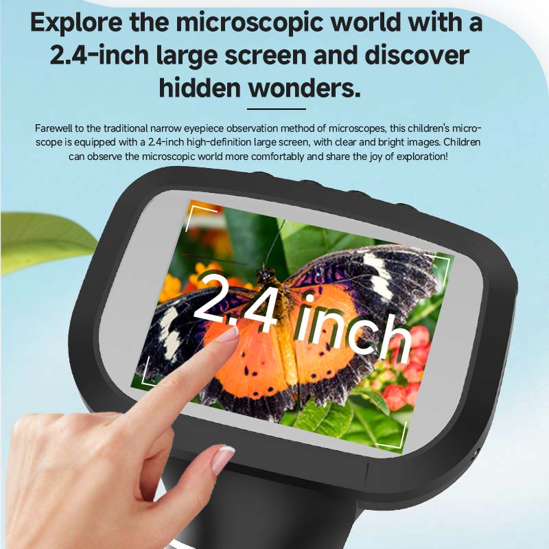 2.4 Inch Mini Microscope 1600X - Kids.Outdoor Utensils 评论和价格