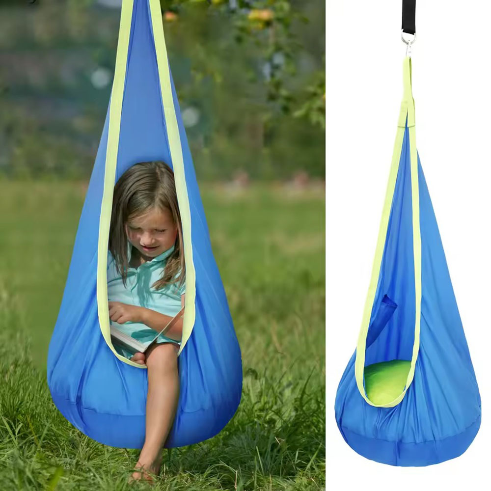 Kids Pod Swing Seat Nylon Hang - Kids Outdoor Hanging Chair 评论和价格