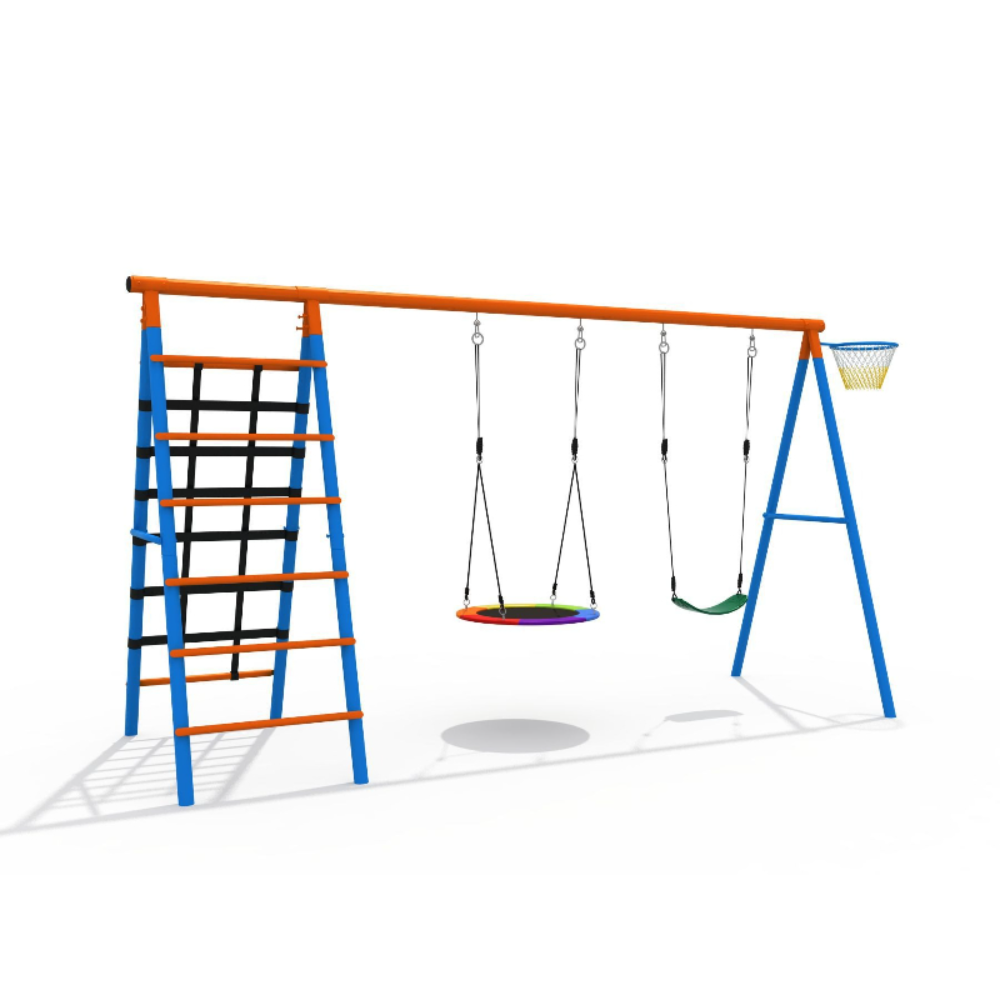 3-in-1 Kids Swing Slide Climbi - Kids Outdoor Hanging Chair 评论和价格