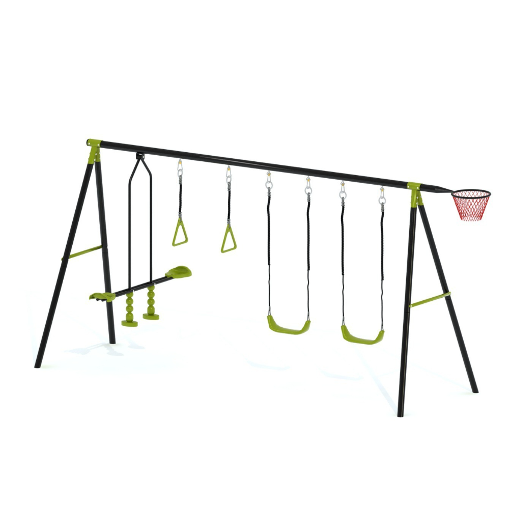 3-in-1 Kids Swing Slide Climbi - Kids Outdoor Hanging Chair 评论和价格