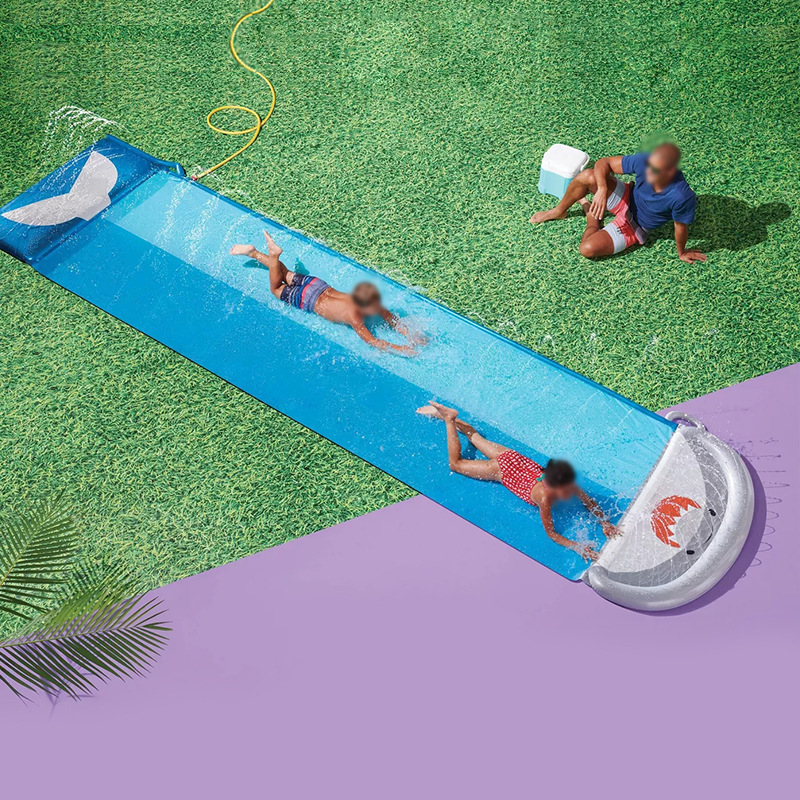 Inflatable Whale Water Slide S - Kids Outdoor Water Sprinkler 评论和价格