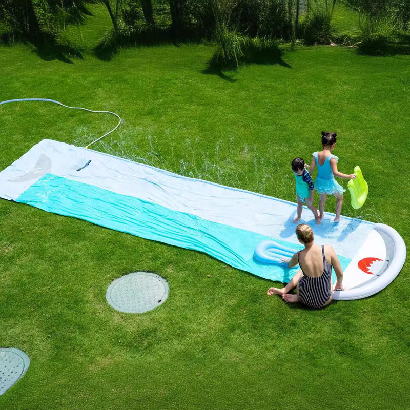 Inflatable Whale Water Slide S - Kids Outdoor Water Sprinkler 评论和价格