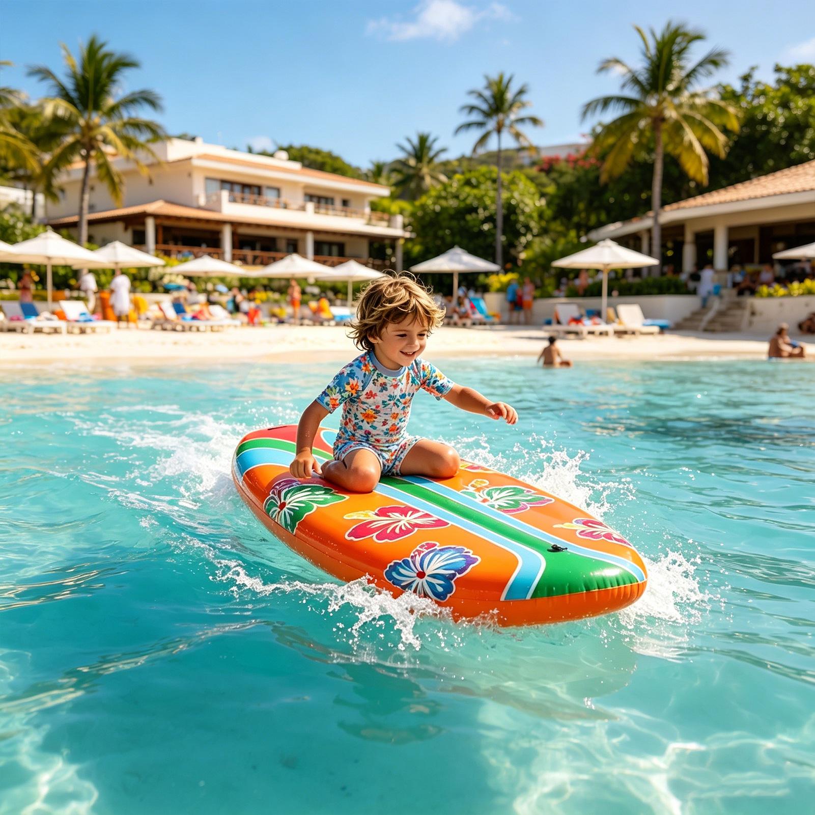 Blow Up Surf Board 2 Pieces Po - Kids Outdoor Decor 评论和价格