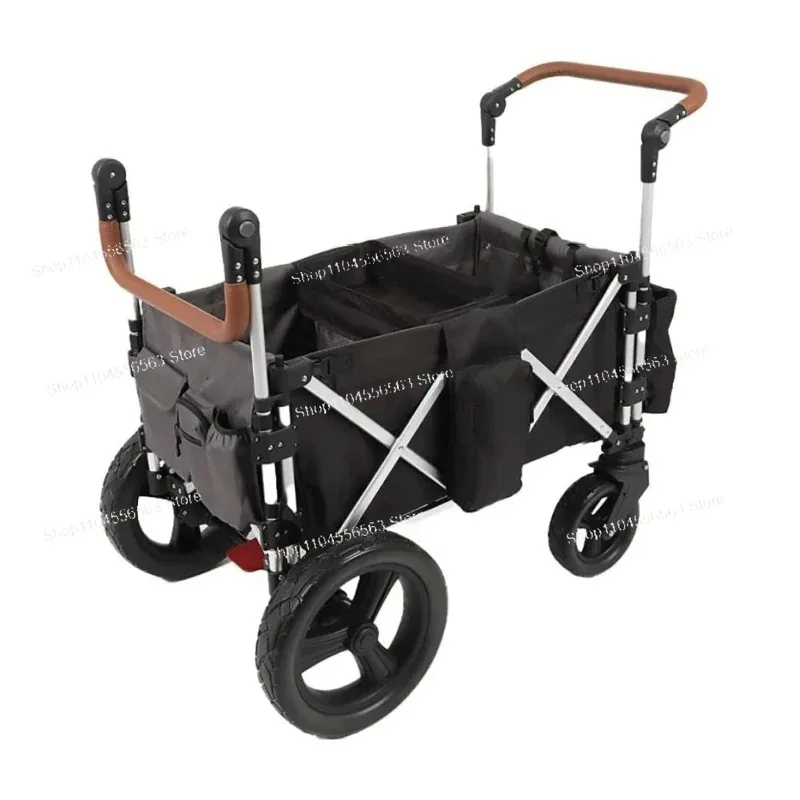 2-Seat Folding Wagon with Cano - Kids.Outdoor Utensils 评论和价格