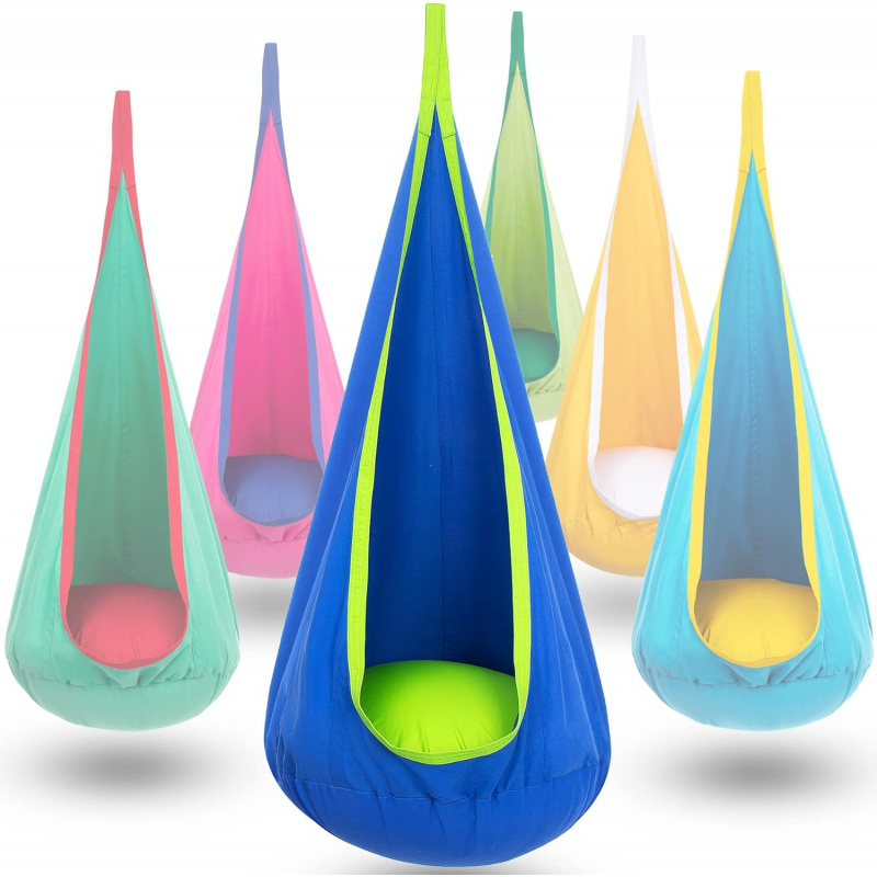 Children Hanging Pod Swing Ham - Kids Outdoor Hanging Chair 评论和价格