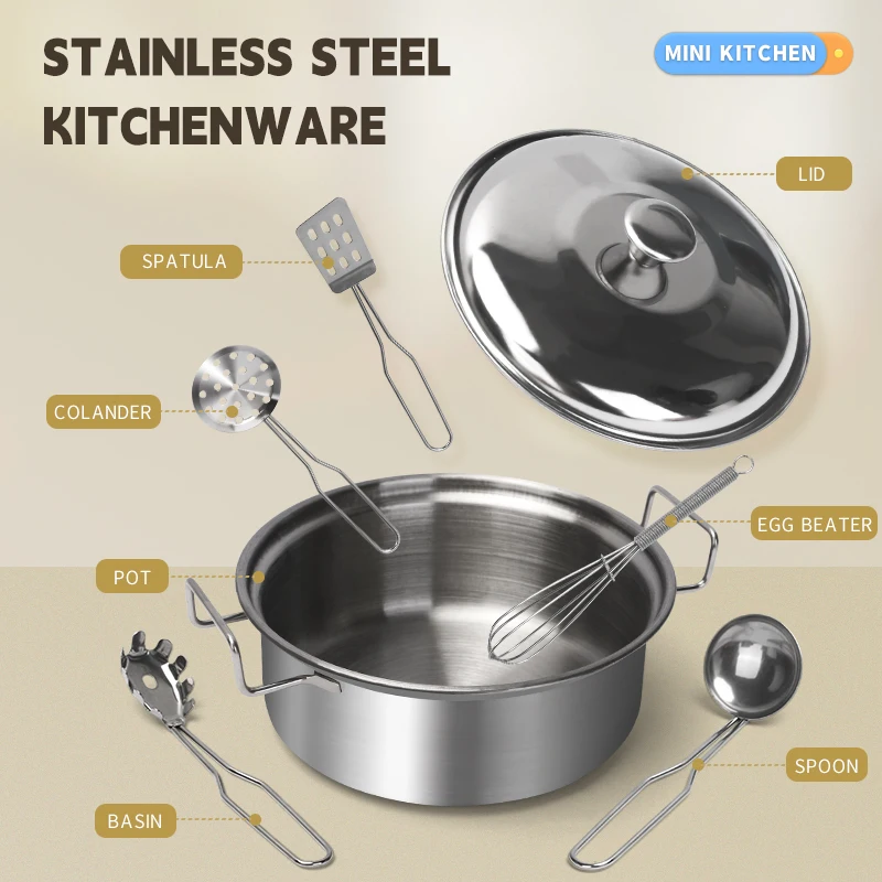 Stainless Steel Kids Kitchen T - Kids Outdoor Kitchen Set 评论和价格