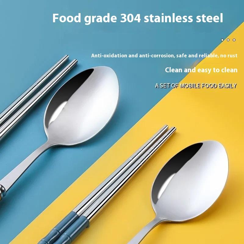 3-Piece  Fork, Spoon and Chops - Kids.Outdoor Utensils 评论和价格