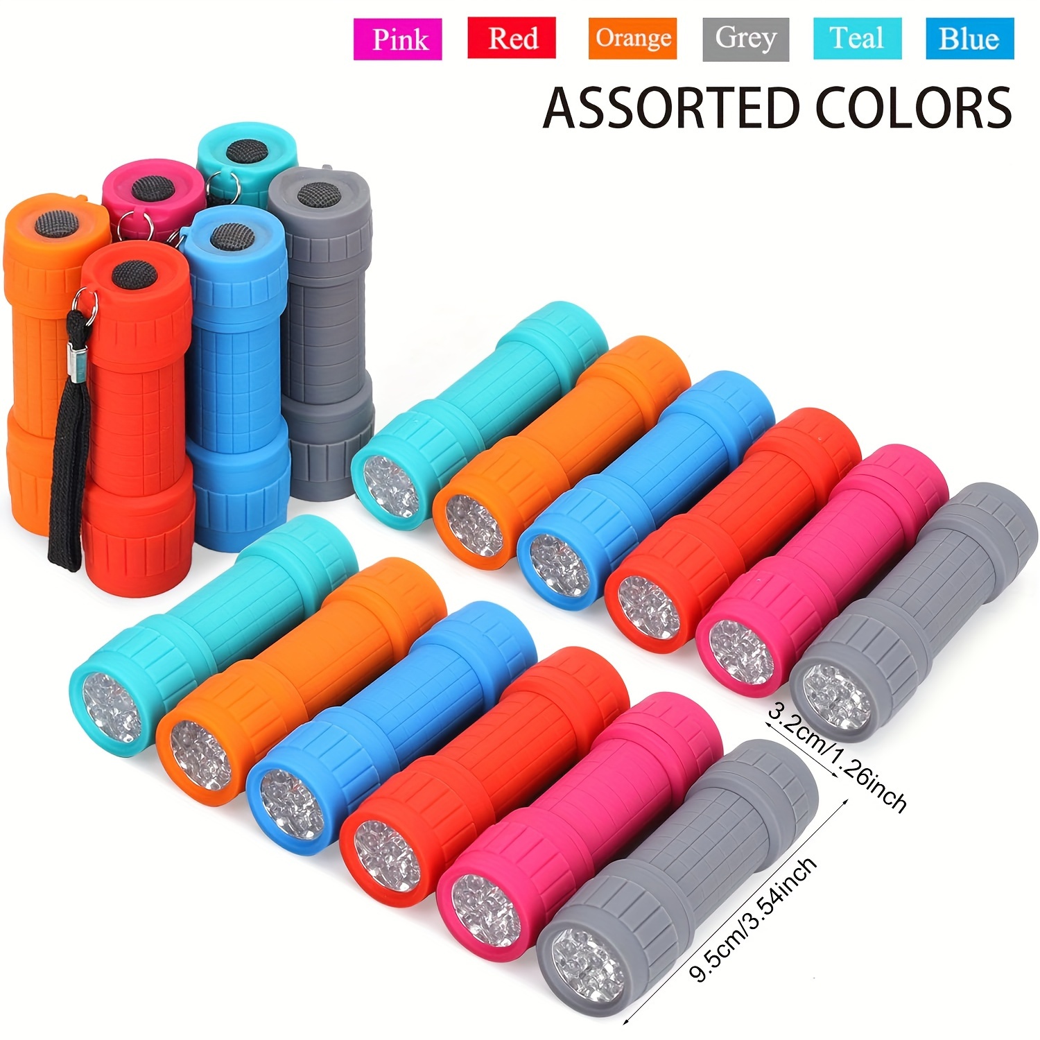 Mini Portable Flashlight Nine  - Outdoor Kid 评论和价格