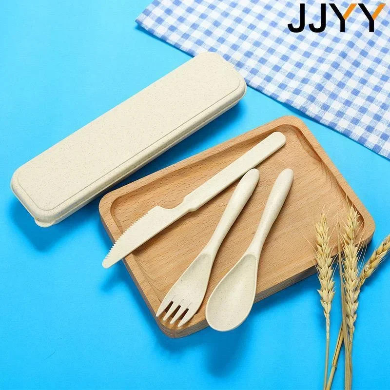 Portable Cutlery Set Travel Ca - Kids.Outdoor Utensils 评论和价格