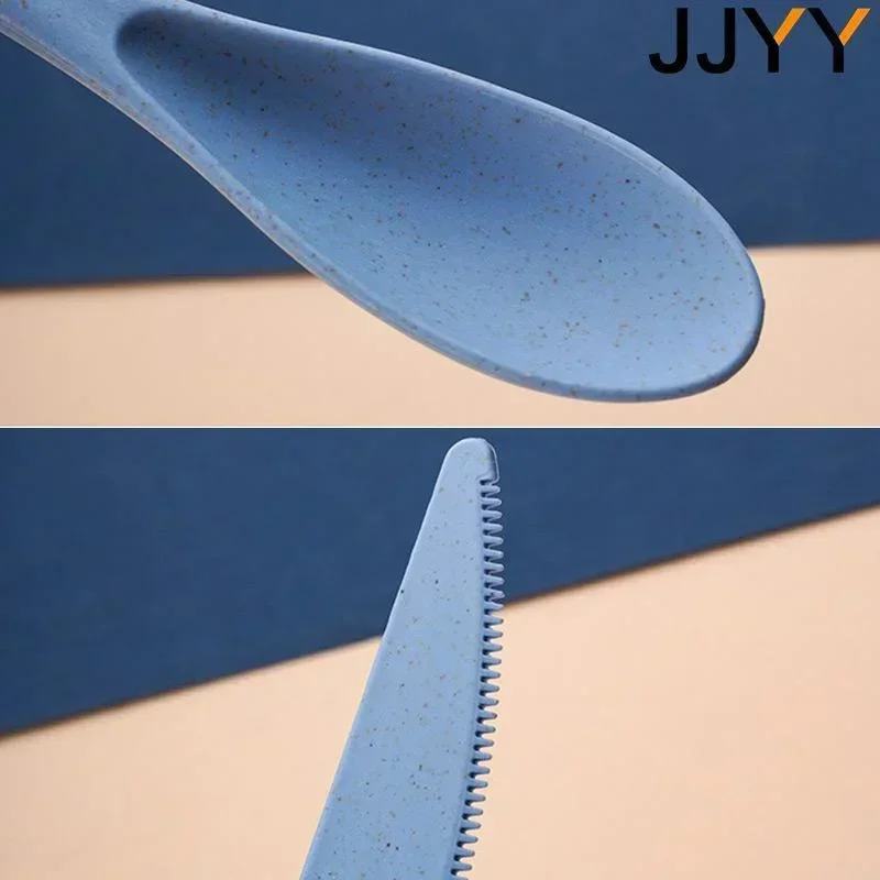 Portable Cutlery Set Travel Ca - Kids.Outdoor Utensils 评论和价格
