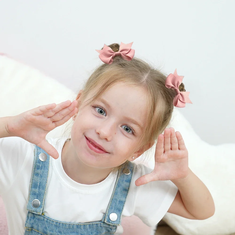 10Pcs Bows Elastic Hair rubber - Kids Outdoor Decor 评论和价格