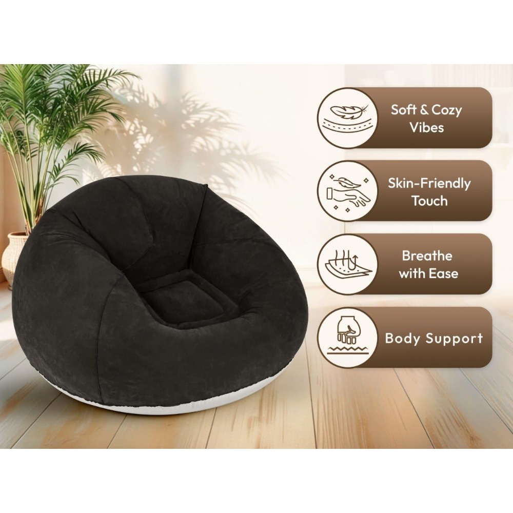 Inflatable Bean Bag Chair with - Kids Outdoor Folding Chair 评论和价格