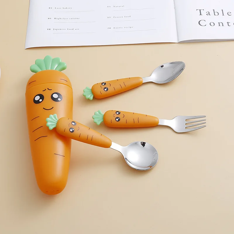 Stainless Steel Carrots Tablew - Kids Outdoor Kitchen Set 评论和价格