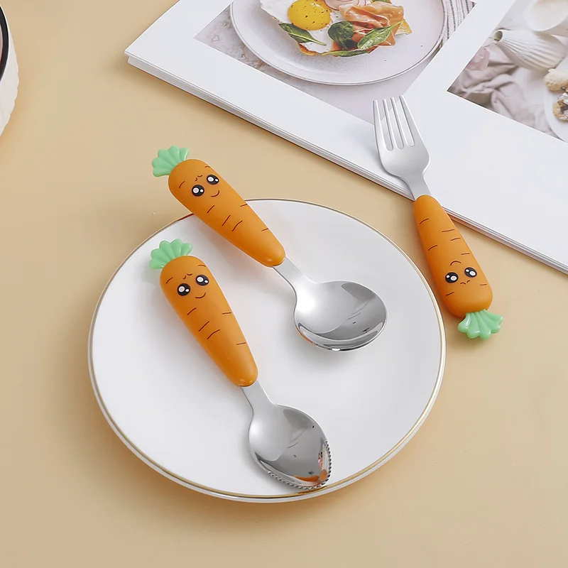 Stainless Steel Carrots Tablew - Kids Outdoor Kitchen Set 评论和价格