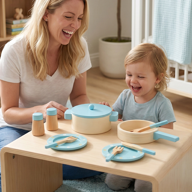 Wooden Kitchen Play Set for Ki - Kids Outdoor Kitchen Set 评论和价格