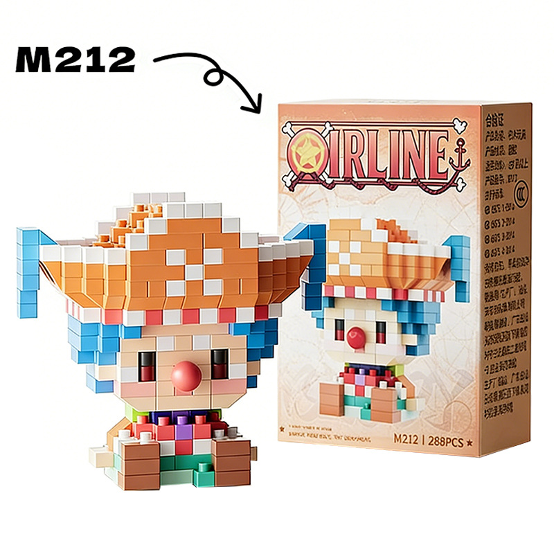 Anime Character Model Luffy 3D - Lego Set Technic 评论和价格