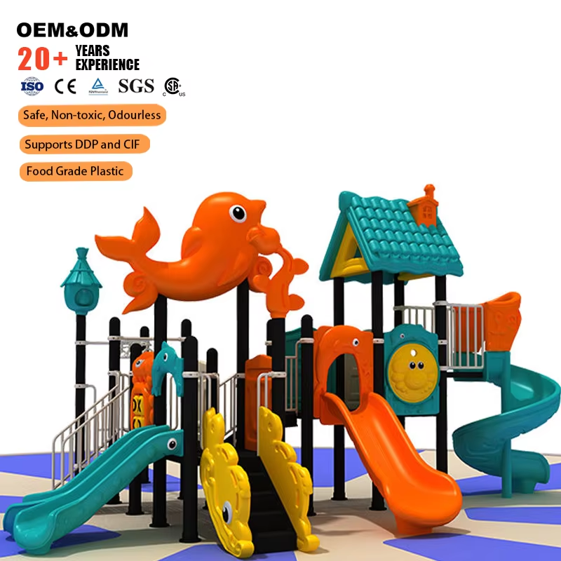 Factory Direct Custom Ocean Th - Kids Outdoor Slide Set 评论和价格