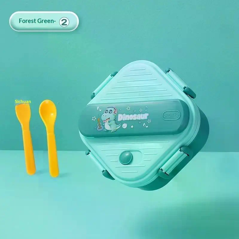 Cute Cartoon Kids 3 Compartmen - Kids.Outdoor Utensils 评论和价格
