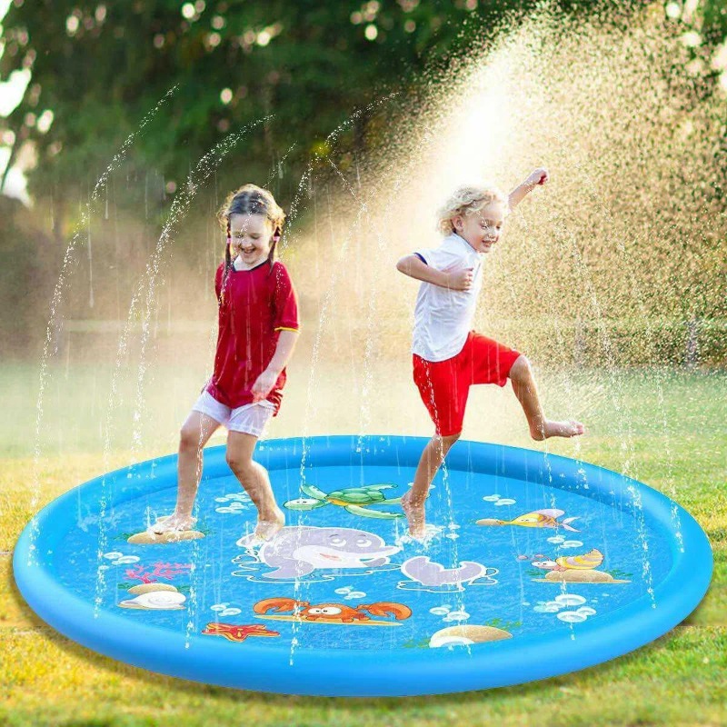 Water Splash Pools Kids Outdoo - Kids Outdoor Water Sprinkler 评论和价格