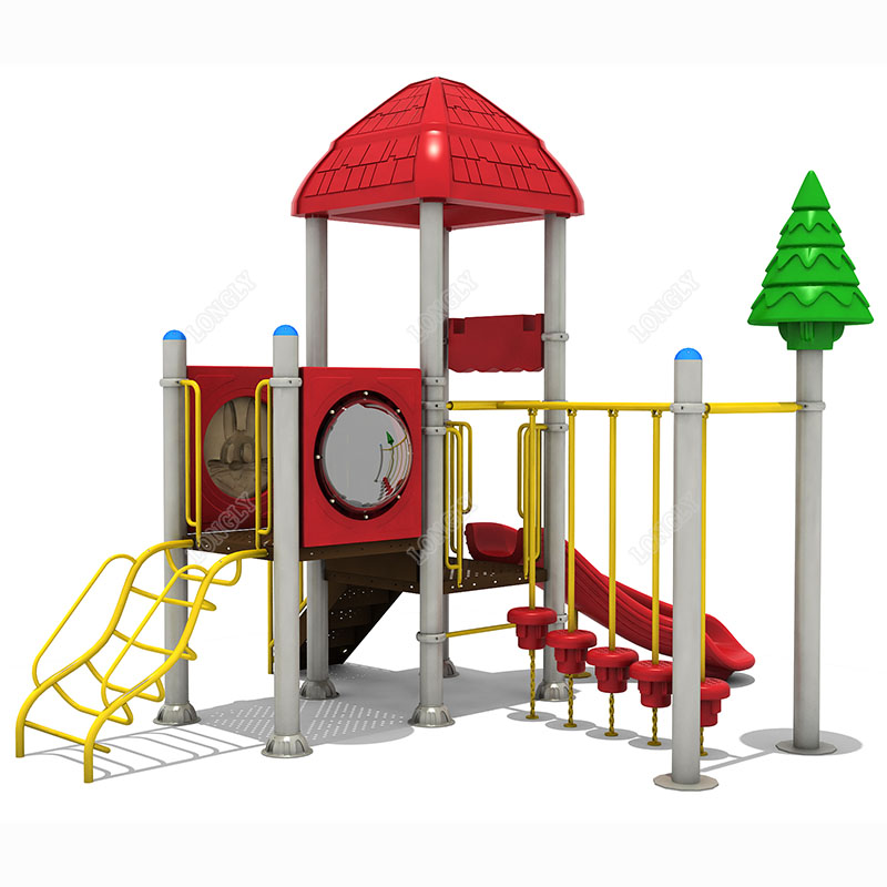 Red Plastic Slide for Kids LLD - Kids Outdoor Playground 评论和价格