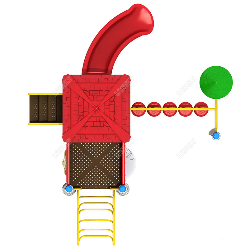 Red Plastic Slide for Kids LLD - Kids Outdoor Playground 评论和价格