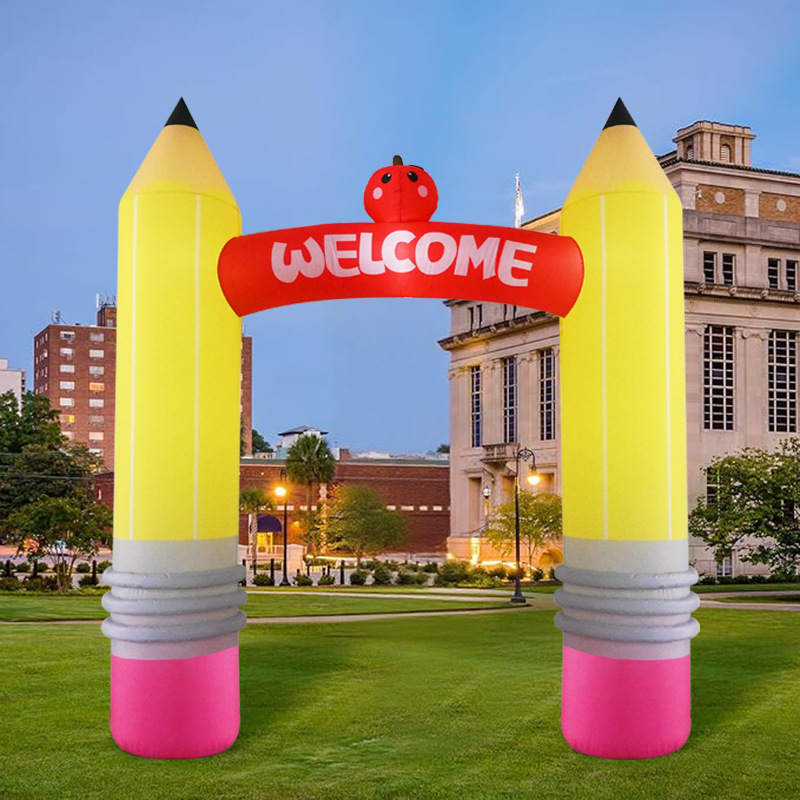 9FT Inflatable Pencil Arch Dec - Kids Outdoor Decor 评论和价格