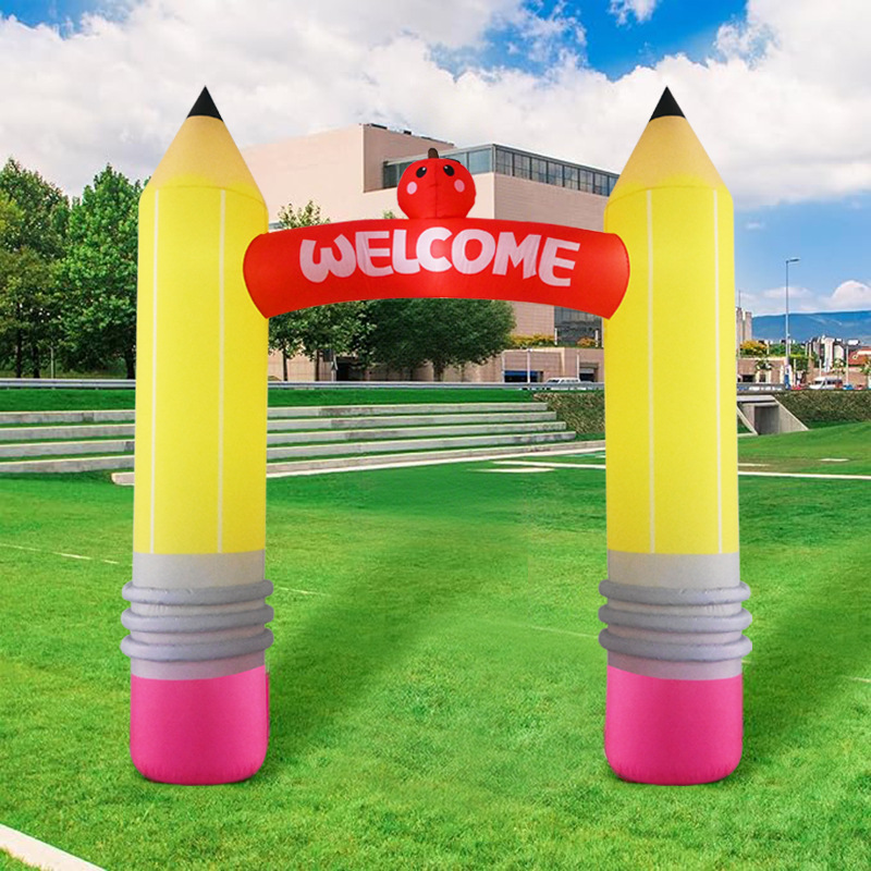 9FT Inflatable Pencil Arch Dec - Kids Outdoor Decor 评论和价格
