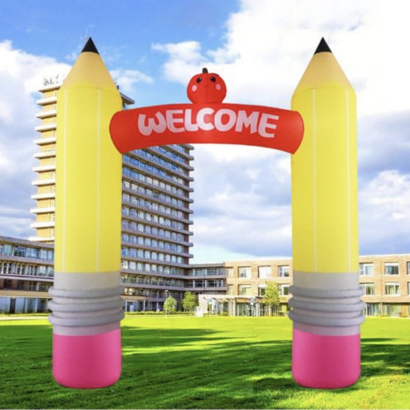 9FT Inflatable Pencil Arch Dec - Kids Outdoor Decor 评论和价格