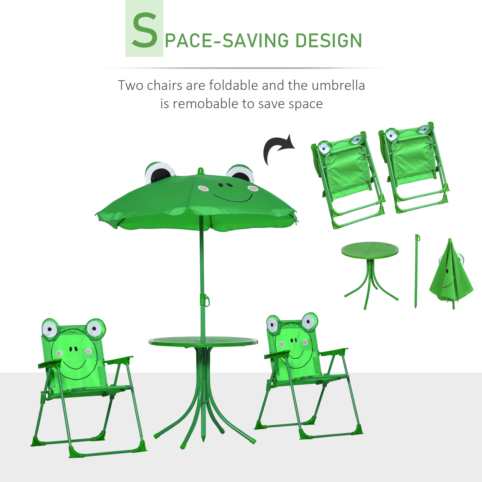 Kids Table and Chair Set, Outd - Kids Outdoor Folding Chair 评论和价格