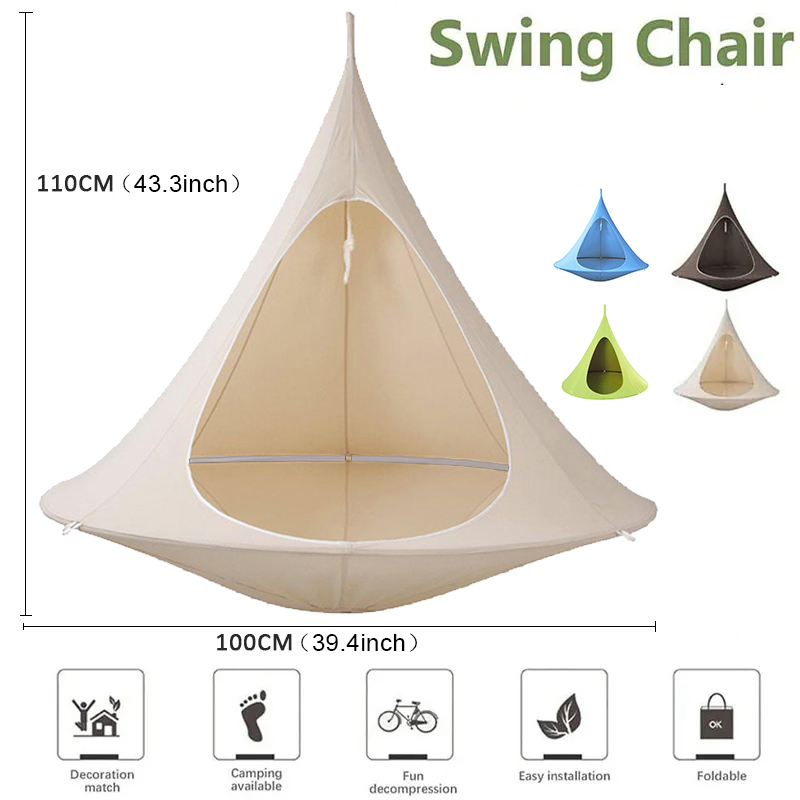 Outdoor Waterproof Hammock Dou - Kids Outdoor Hanging Chair 评论和价格