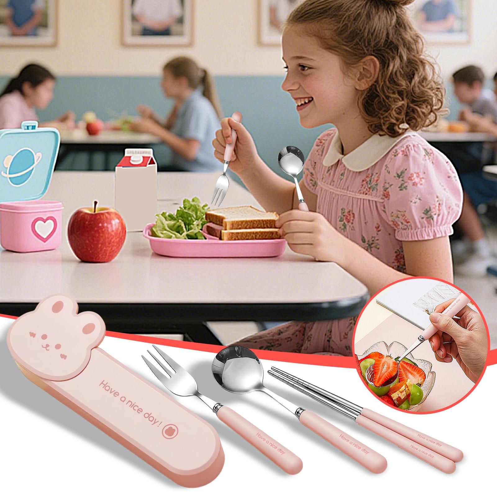 Travel Utensils Lunch Utensil  - Kids.Outdoor Utensils 评论和价格