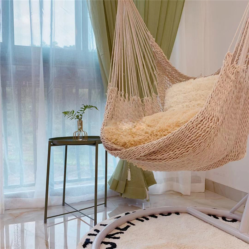 Nordic Style White Hammock Swi - Kids Outdoor Hanging Chair 评论和价格
