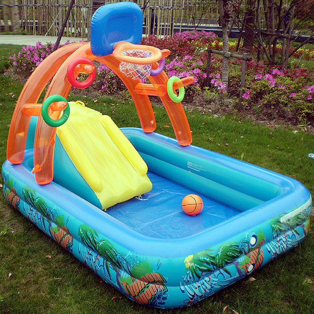 New Water Slide Children Fun L - Kids Outdoor Slide Set 评论和价格