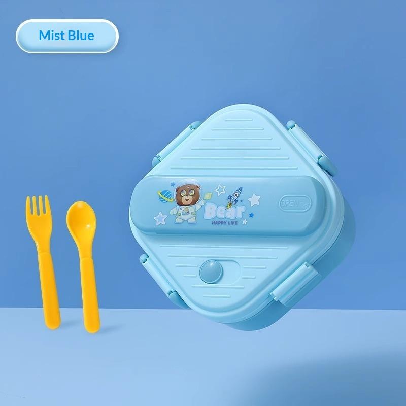 Cute Cartoon Kids 3 Compartmen - Kids.Outdoor Utensils 评论和价格