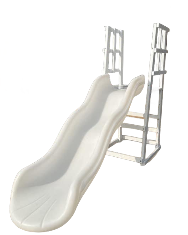 Hot Sale White Double Slide In - Kids Outdoor Slide Set 评论和价格
