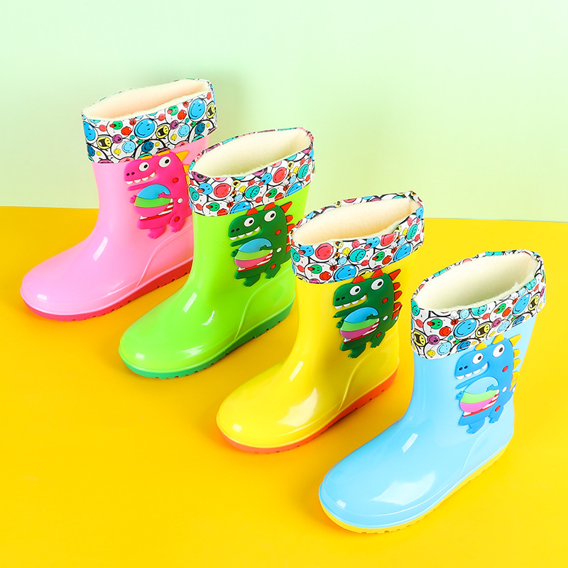 Kids Dinosaur Rain Boots Child - Kids Outdoor Water Play 评论和价格