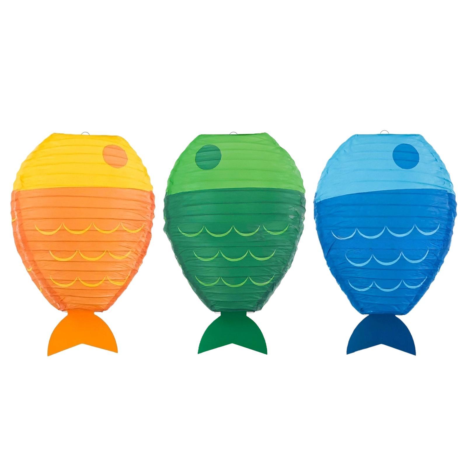 Fish Paper Lantern Cute Craft  - Kids Outdoor Decor 评论和价格