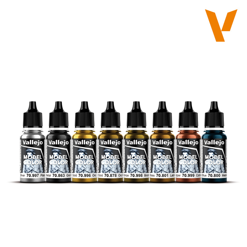 Vallejo 70118 Metallic Color E - Tamiya Model Paint Set 评论和价格