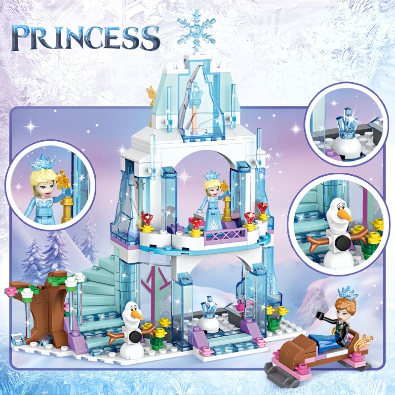 Elsa Ice Castle Building Block - Lego Set Technic 评论和价格
