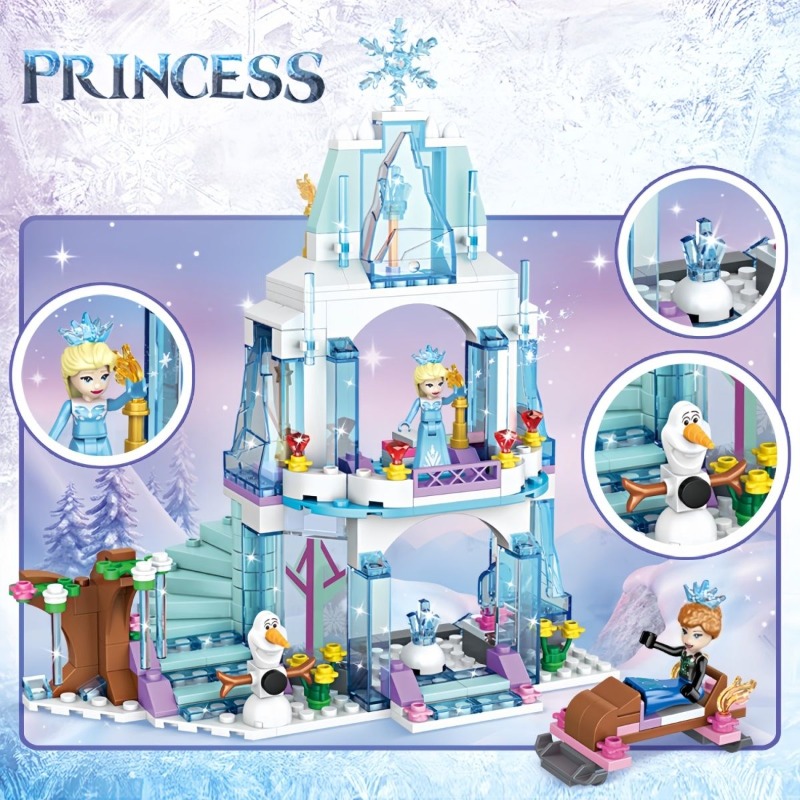 Elsa Ice Castle Building Block - Lego Set Technic 评论和价格