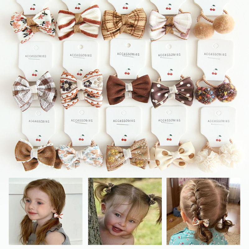 10PCS/1Set  Cute Headwear, Bab - Kids Outdoor Decor 评论和价格