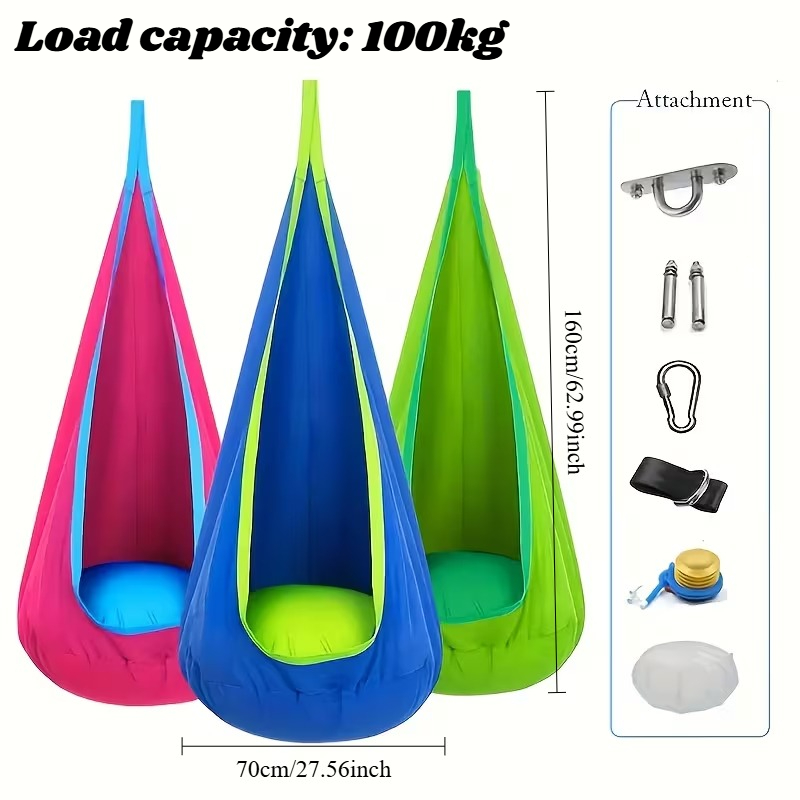 Kids Hanging Chair Indoor Outd - Kids Outdoor Hanging Chair 评论和价格