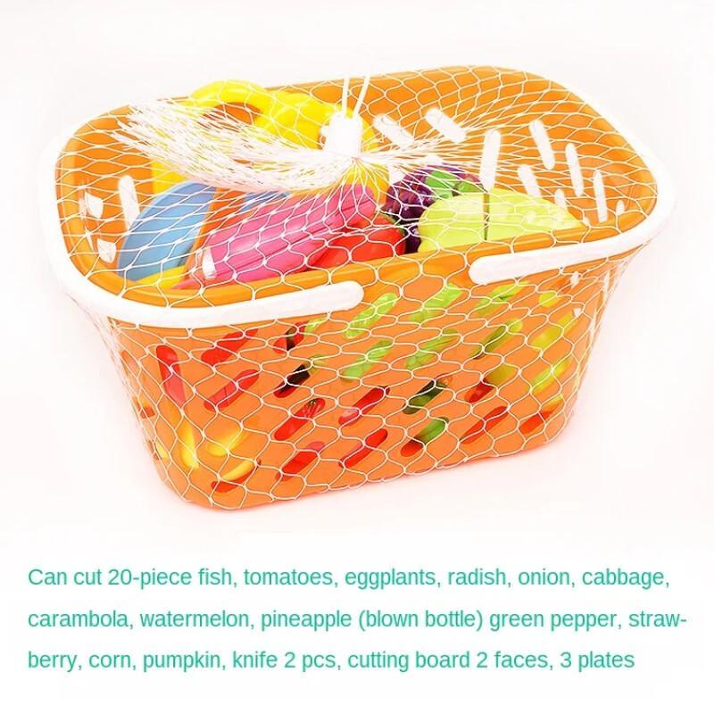 Cutting Play Food Set For Kids - Kids Outdoor Kitchen Set 评论和价格